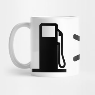 Gas Greater Than Battery Mug